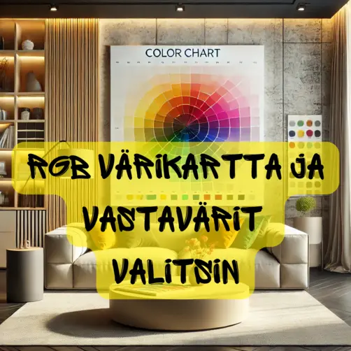 Löydä vastavärit RGB värikartan avulla