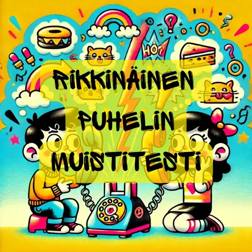 Rikkinäinen puhelin muistitesti